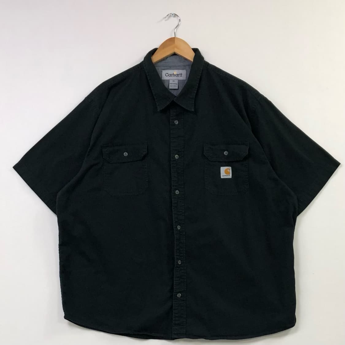 Xxl 칼하트 블랙 워크 셔츠 상품이미지2