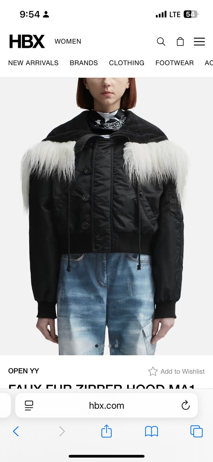 Open yy fur zipper hoodie ma-1 [2] 상품이미지2