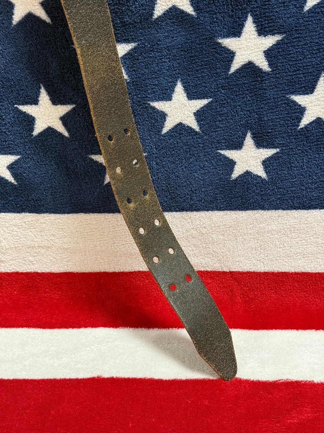 빈티지레더벨트 vintage leather belt 가죽벨트 투홀  상품이미지3