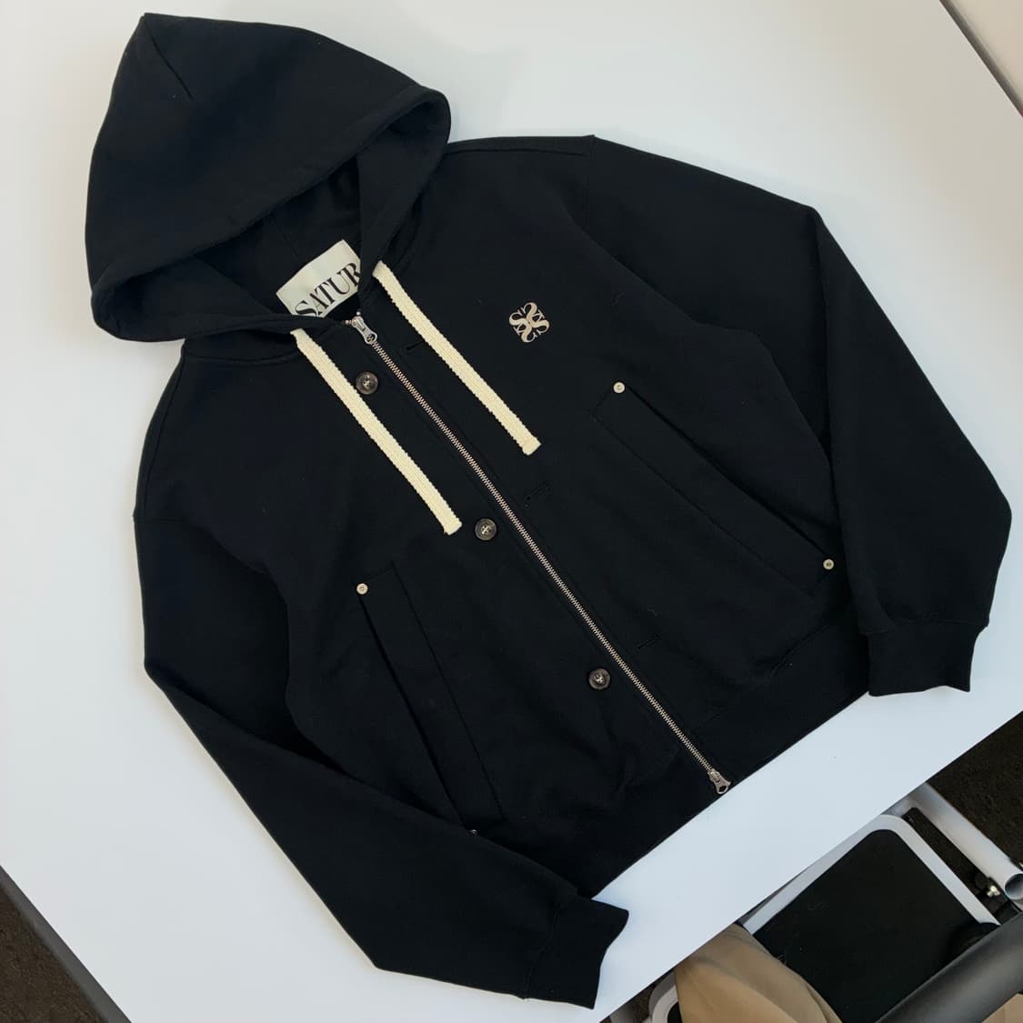 Satur  세터 테오 코튼 올데이 후드집업 자켓  상품이미지2