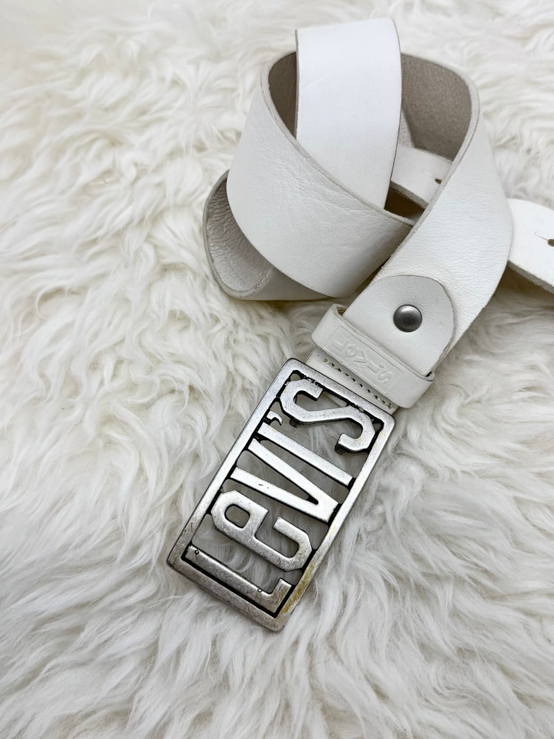 리바이스 리얼레더 로고 버클 벨트 상품이미지2