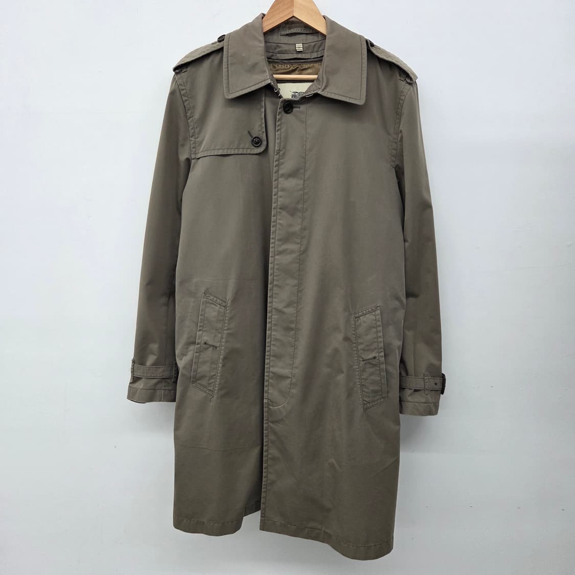 버버리 카키색 트렌치 코트 남성L 상품이미지2