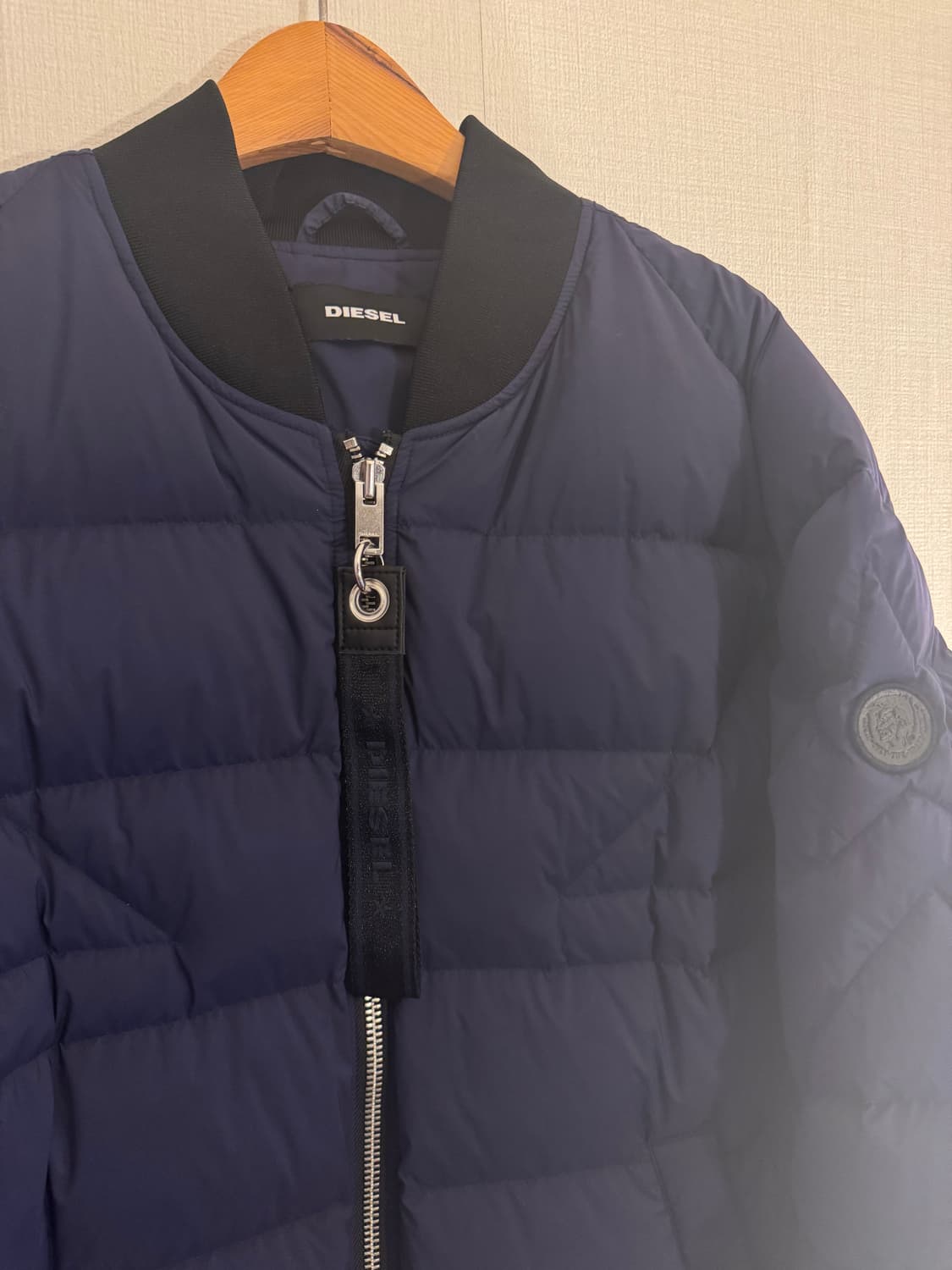 (XXL)디젤 경량패딩 자켓 네이비 상품이미지3