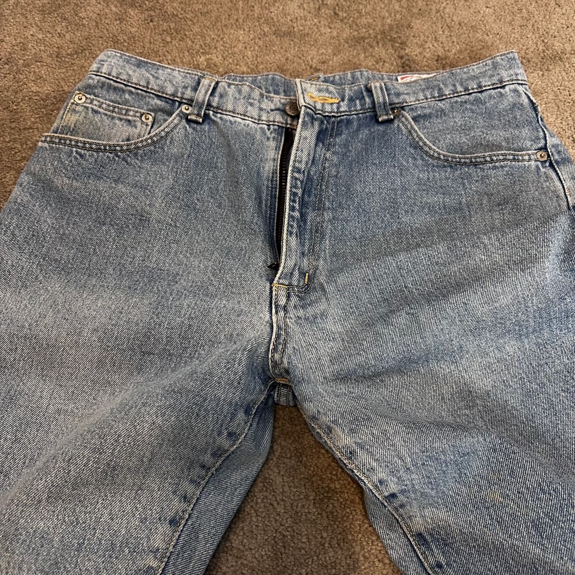 랭글러 프리미엄 레드텝 연청 데님 팬츠(32) 상품이미지4