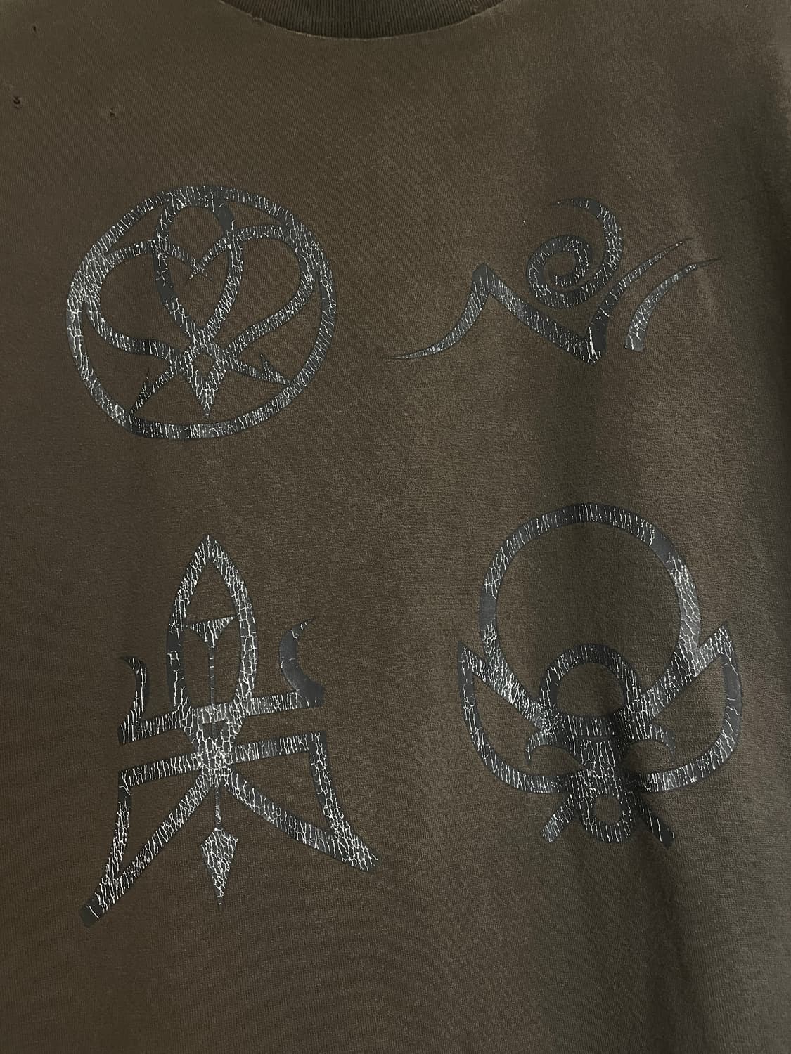 ss05 아카이브 넘버나인 레드제플린 glyph 반팔티셔츠 상품이미지4