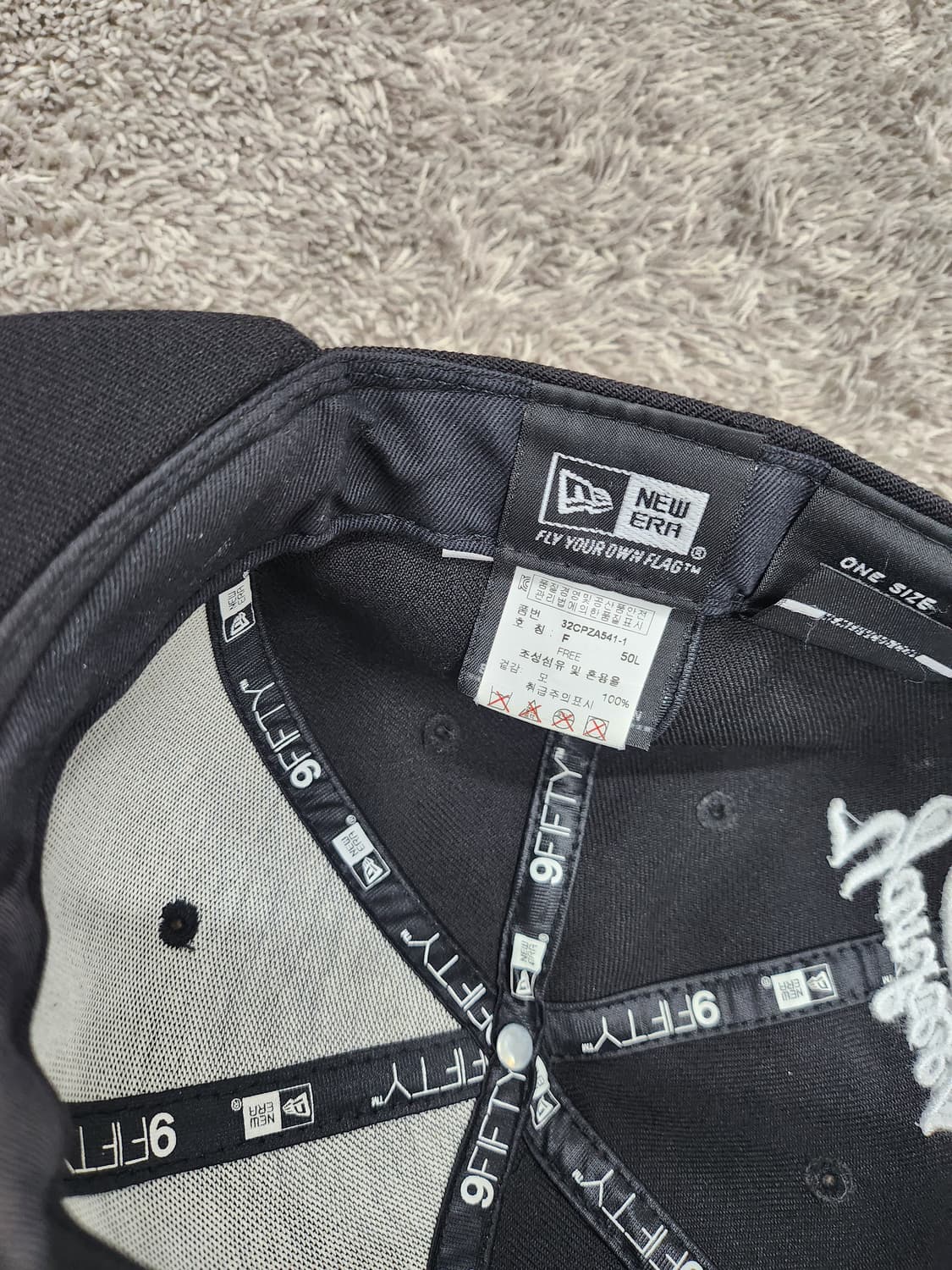 뉴에라 양키스 9FIFTY 블랙 스냅백 상품이미지6