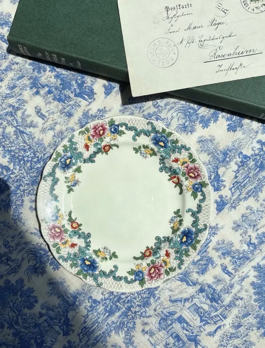 영국 빈티지 로얄콜던 빅토리아 브레드접시 상품이미지1