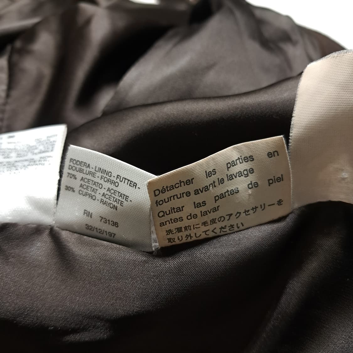 CL003 막스마라 이태리판 앙고라울 실버라벨 브라운 롱코트 상품이미지8