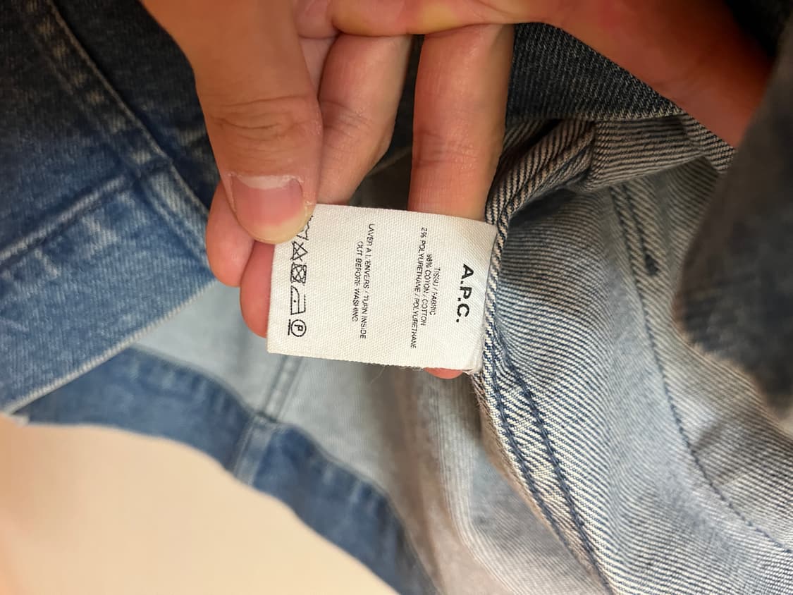 [A.P.C. X Braindead] 아페쎄 X 브레인데드 데님자켓 S 상품이미지7