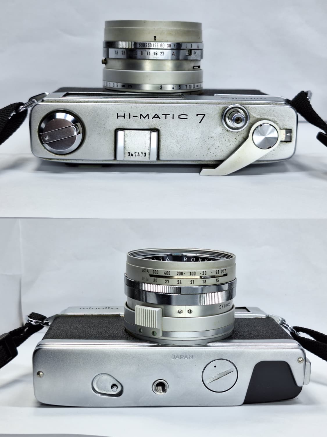 미놀타 Hi-Matic 7 하이매틱 필름카메라 풀세트/외장 노출계,가방  상품이미지5