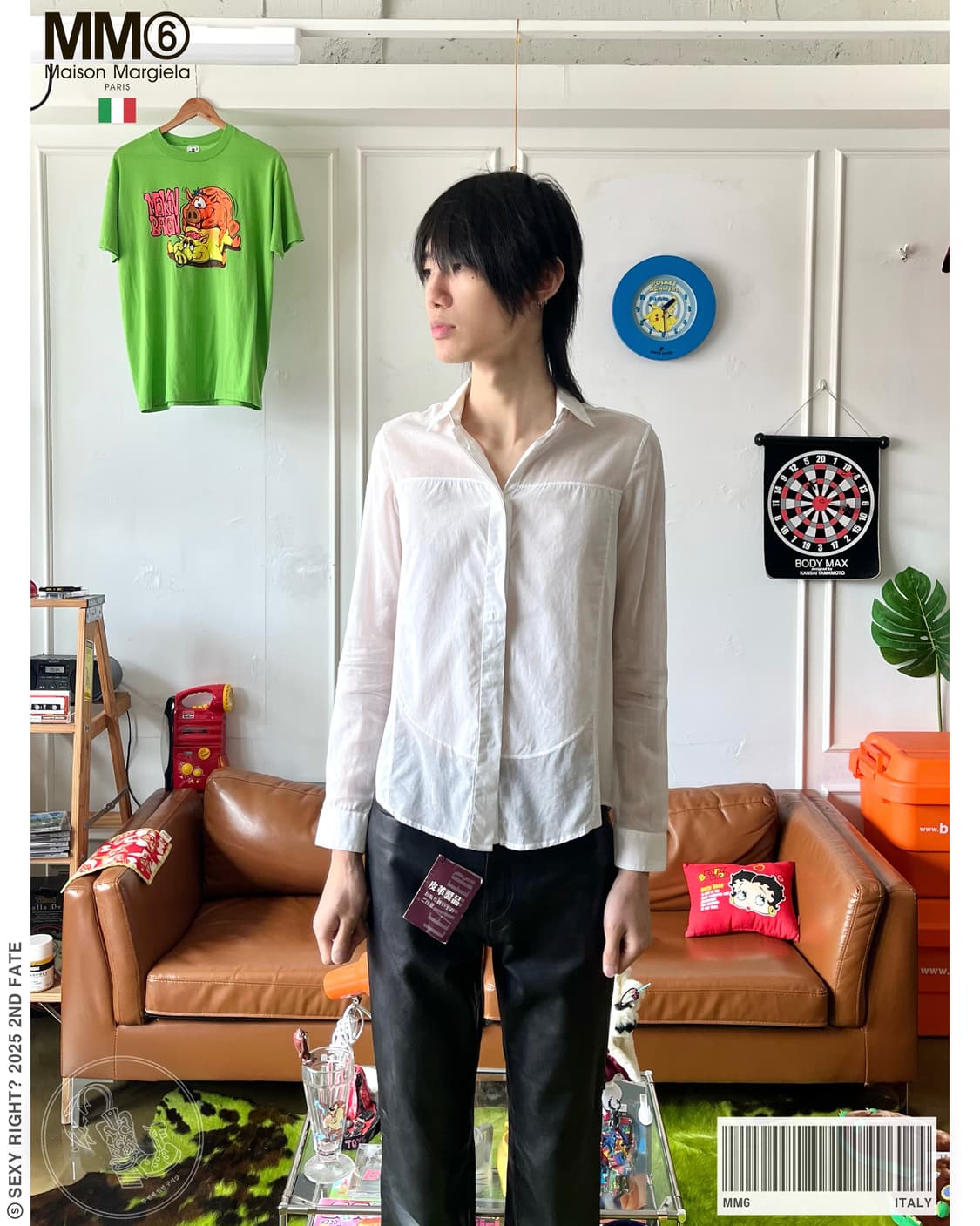 Maison Martin Margiela White Linen Shirt 상품이미지1