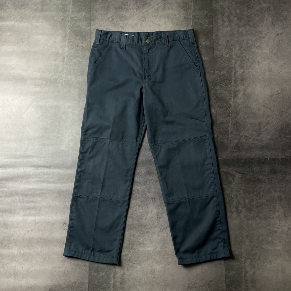 CARHARTT 칼하트 빈티지 네이비 더블니 워크팬츠 상품이미지1