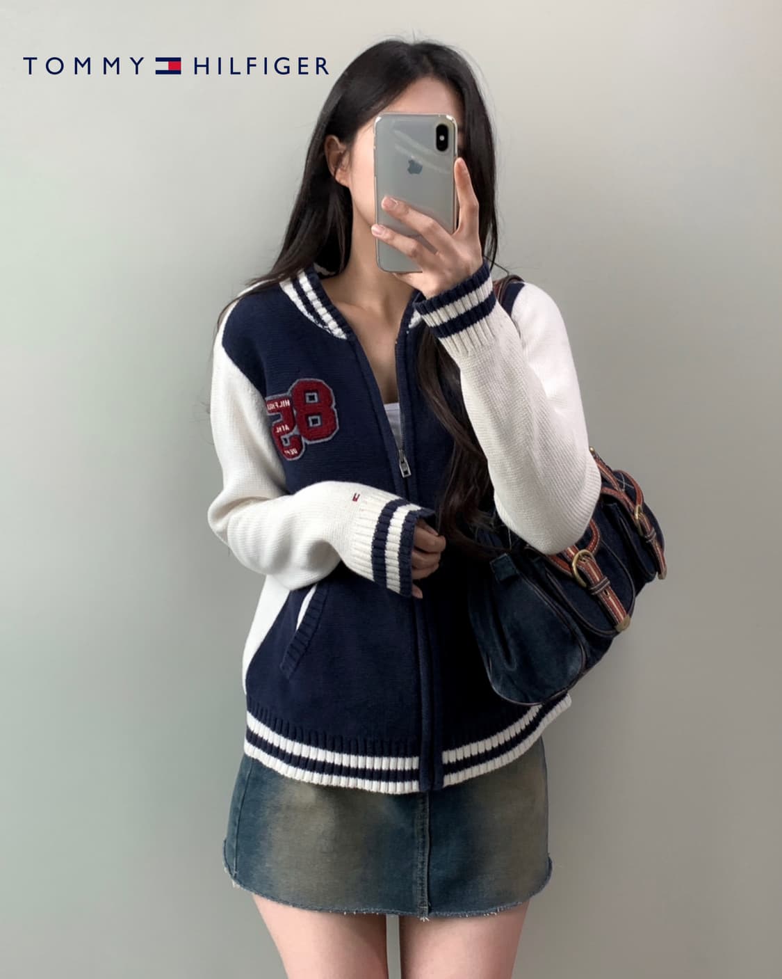 타미힐피거 니트 집업 상품이미지2