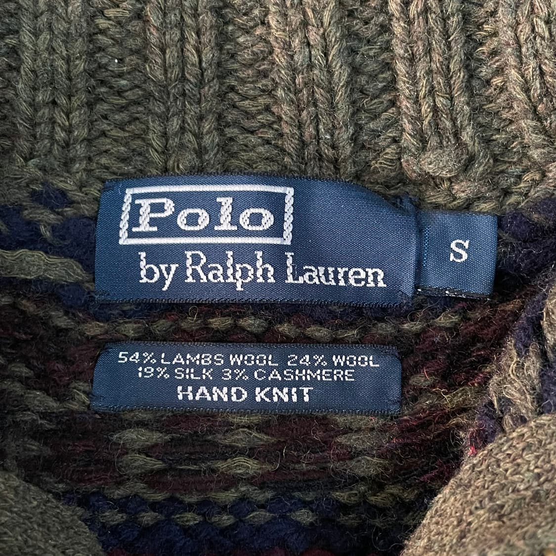 폴로 노르딕 핸드 니트 집업 상품이미지4