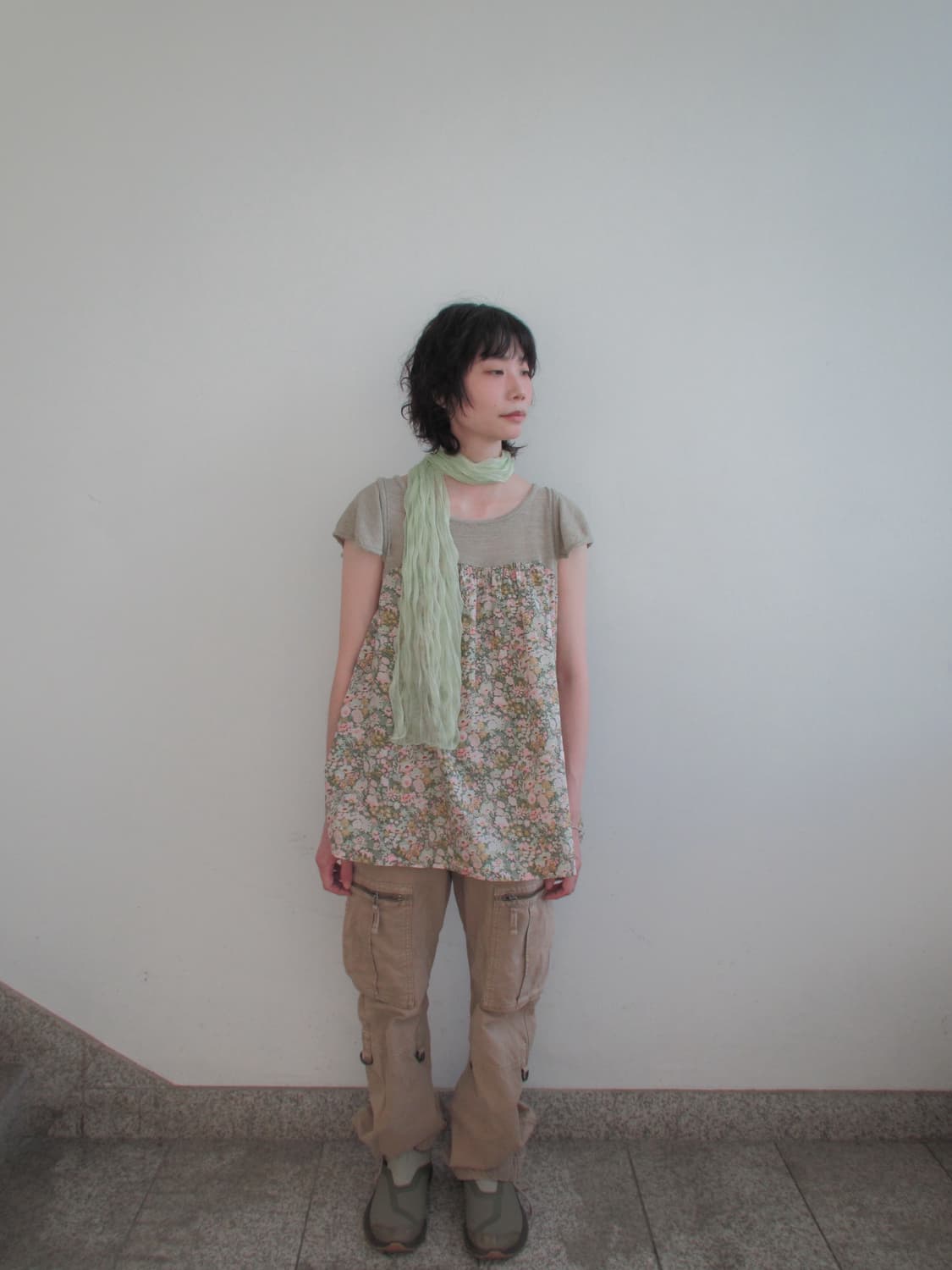 Micherim cotton linen blouse 상품이미지2