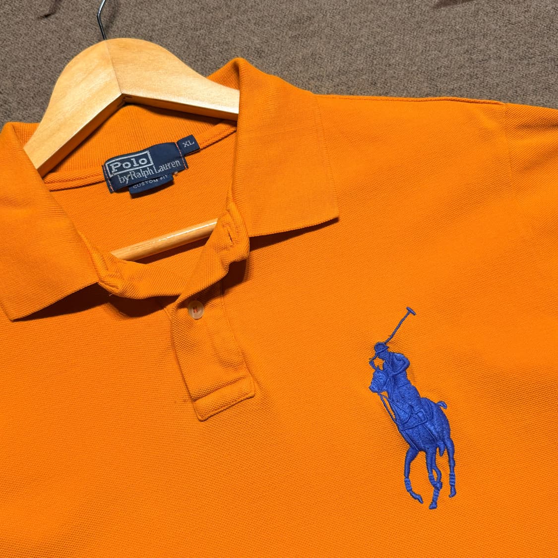 폴로랄프로렌 빅포니 반팔 카라티 XL 오렌지 상품이미지2