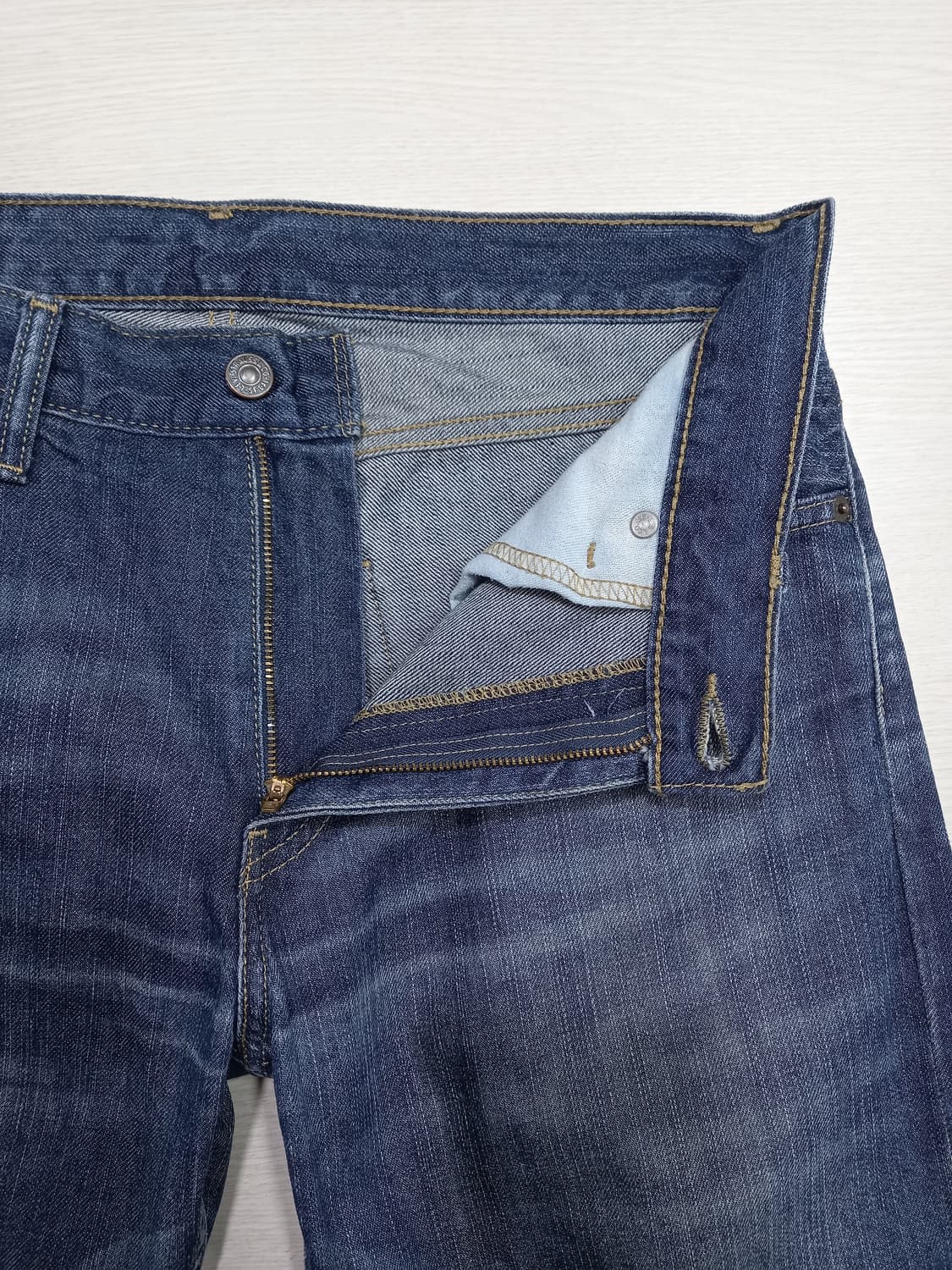 32 리바이스504 콜롬비아 워싱 일자 진청 32-336 상품이미지7