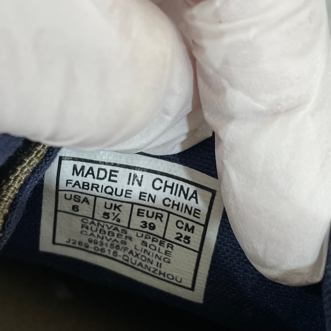 747) 폴로 랄프로렌 팩슨 로우 캔버스 스니커즈 250mm 상품이미지8