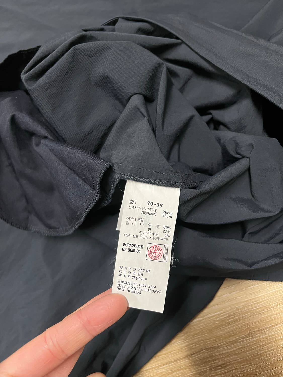 질스튜어트 와이드 플레어 팬츠 상품이미지5