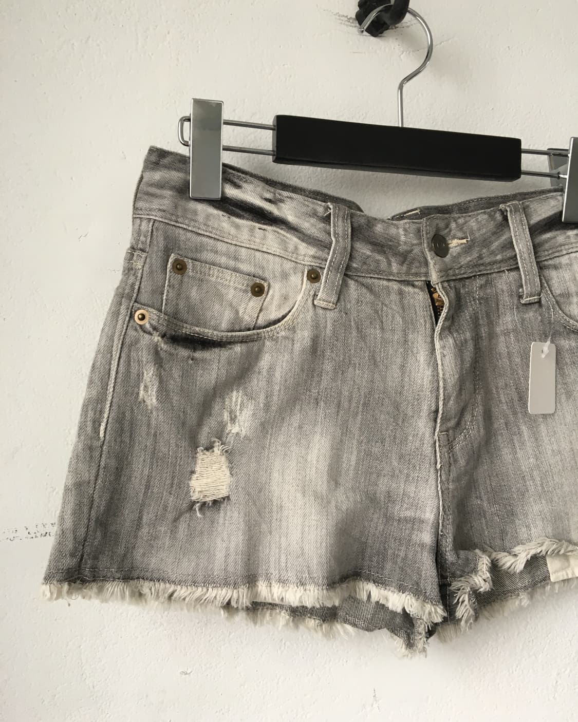 Washing damage short 상품이미지3