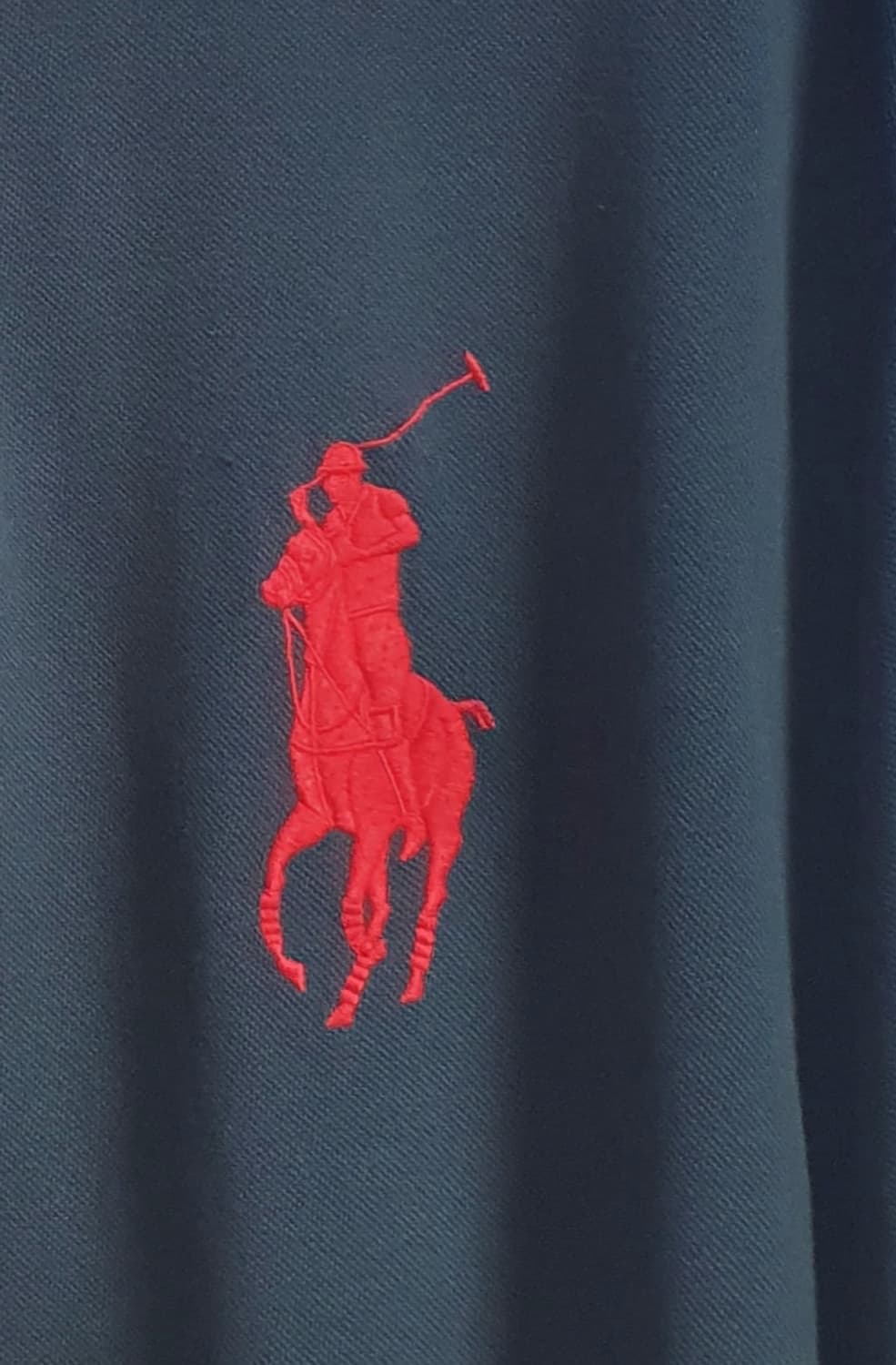 폴로랄프로렌 빅포니 긴팔 카라티 블랙 레드포니 L 상품이미지5