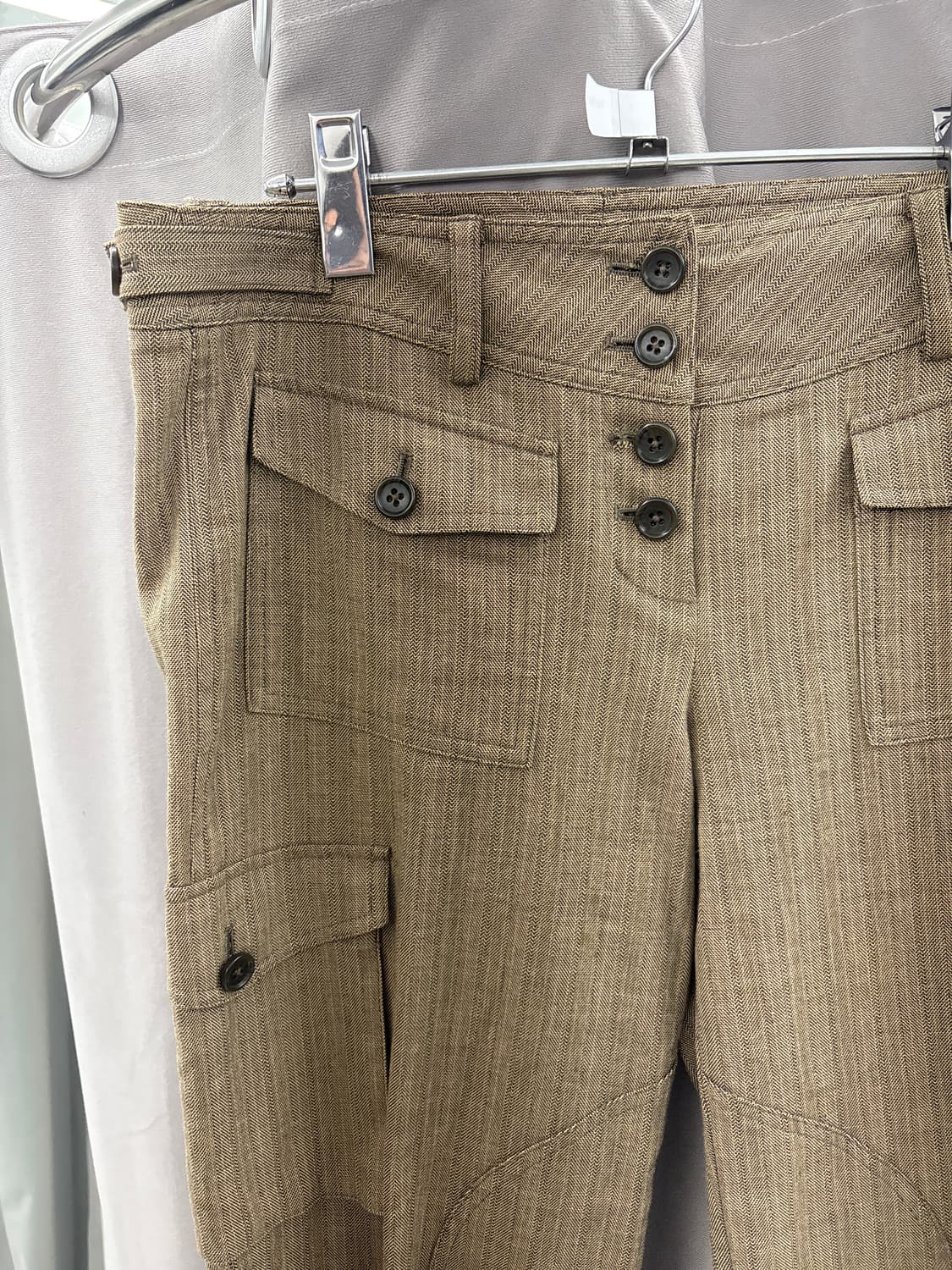 도나캐런 포켓 코튼 카프리 팬츠 상품이미지2