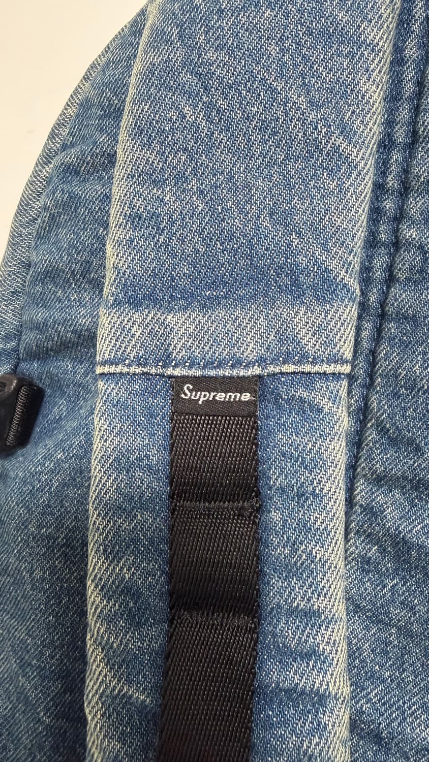 슈프림 데님 백팩 워시드 인디고 - 25FW 상품이미지4