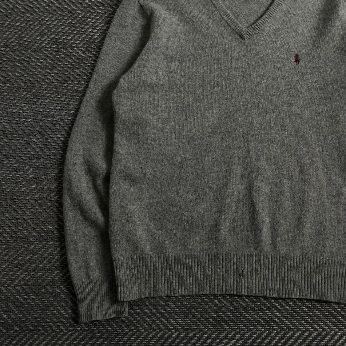 90s 폴로 랄프로렌 캐시미어 브이넥 긴팔 니트y 3868 상품이미지3