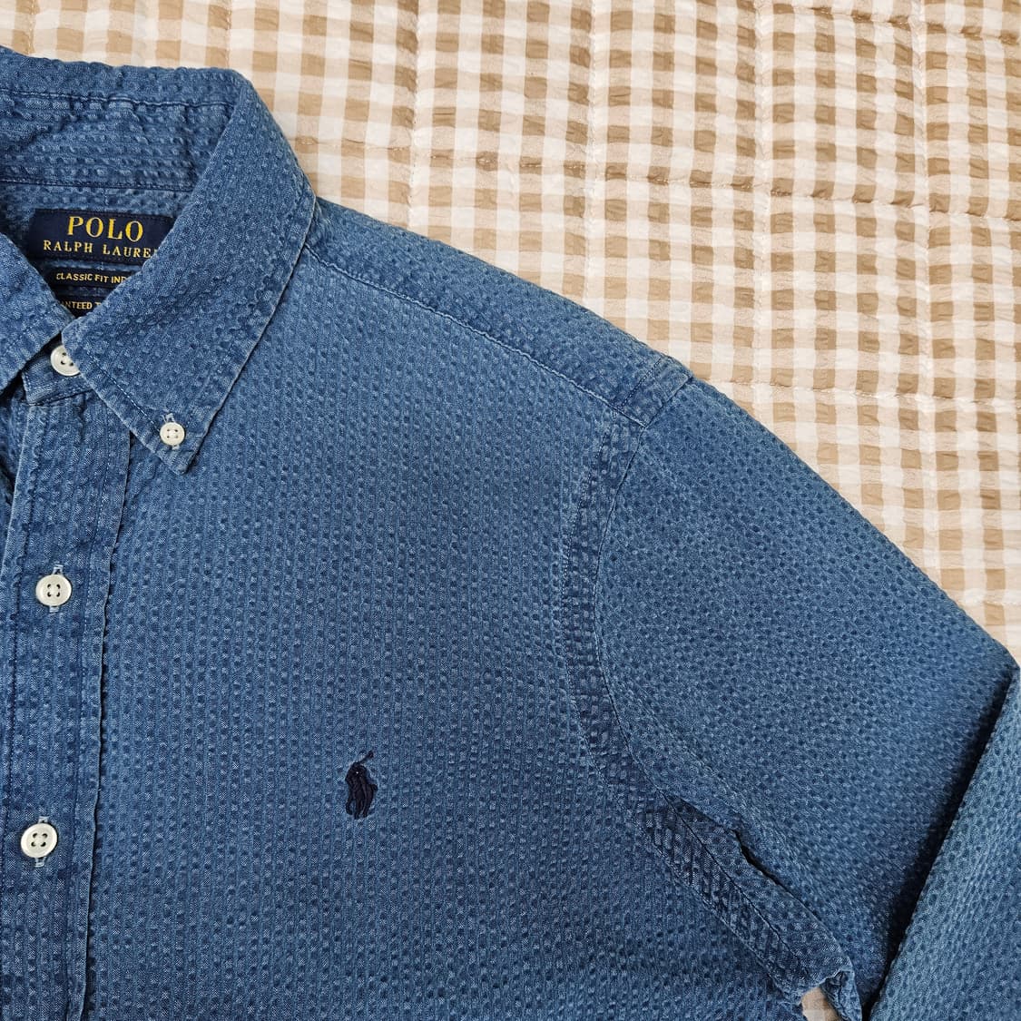 폴로 랄프로렌 시어스커 청셔츠 남자100 상품이미지4