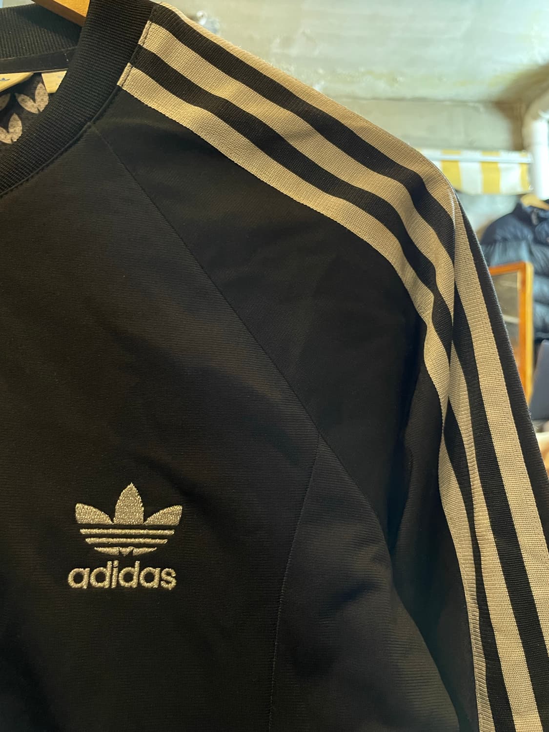 아디다스 파이어버드 메달리스트 트랙탑 저지 자켓 블랙/실버 상품이미지3