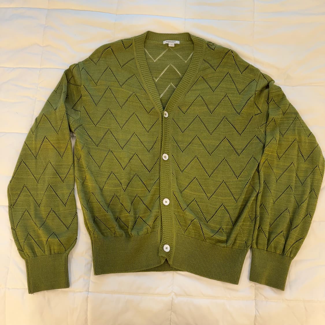 이스트로그 콤브패턴 가디건 XL 상품이미지1