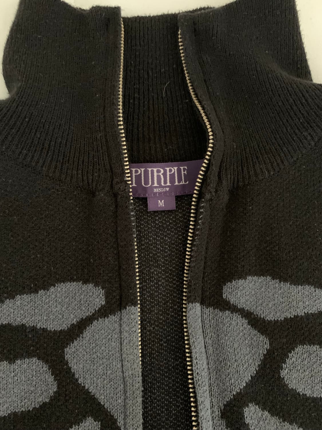 비슬로우 니트 집업 상품이미지3