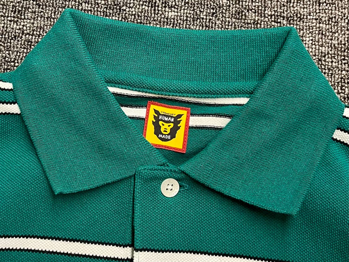 [100] 휴먼메이드 스트라이프 폴로 긴팔티 S  상품이미지3