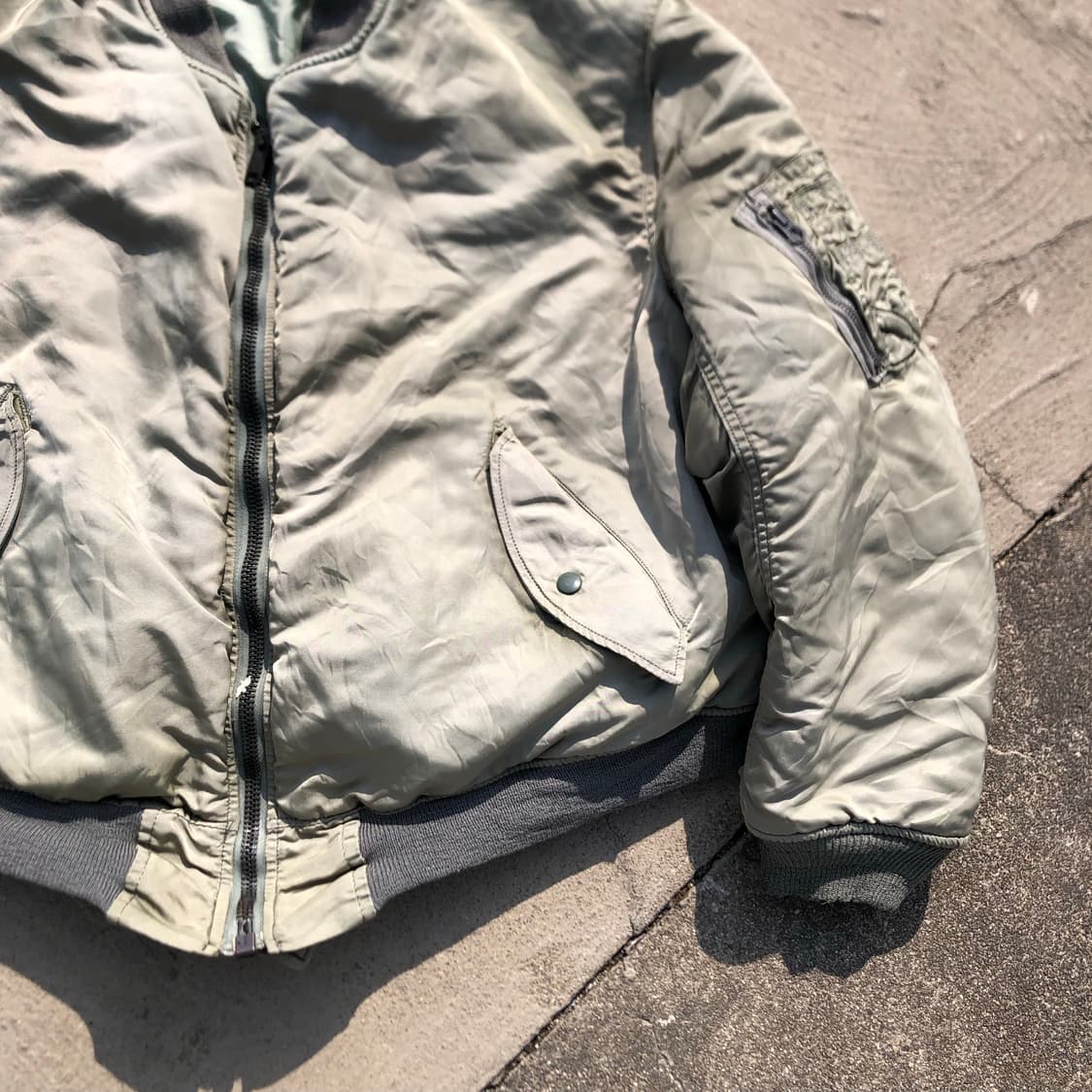 [XL] 80s 알파 인더스트리 Ma1 항공점퍼 상품이미지5