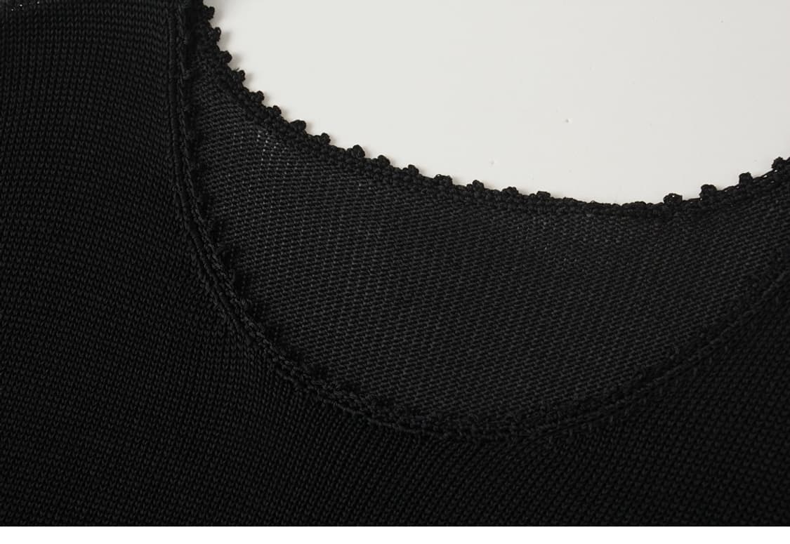 MARIKO KOHGA 레이온 크로쉐 니트 탑 상품이미지2