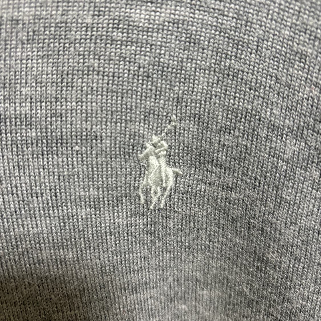 폴로 랄프로렌 워셔블 메리노울 V넥 니트 / 그레이, L 상품이미지5