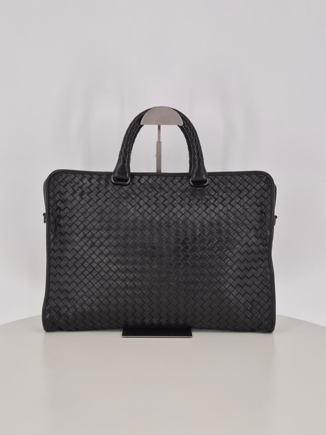 보테가베네타 인트레치아토 블랙 브리프케이스 상품이미지2