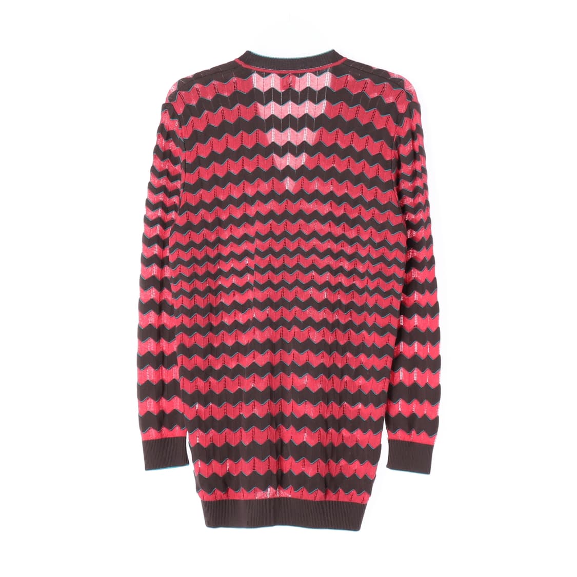 [L]미쏘니 브라운 핑크 스트라이프 긴팔 가디건
 상품이미지5