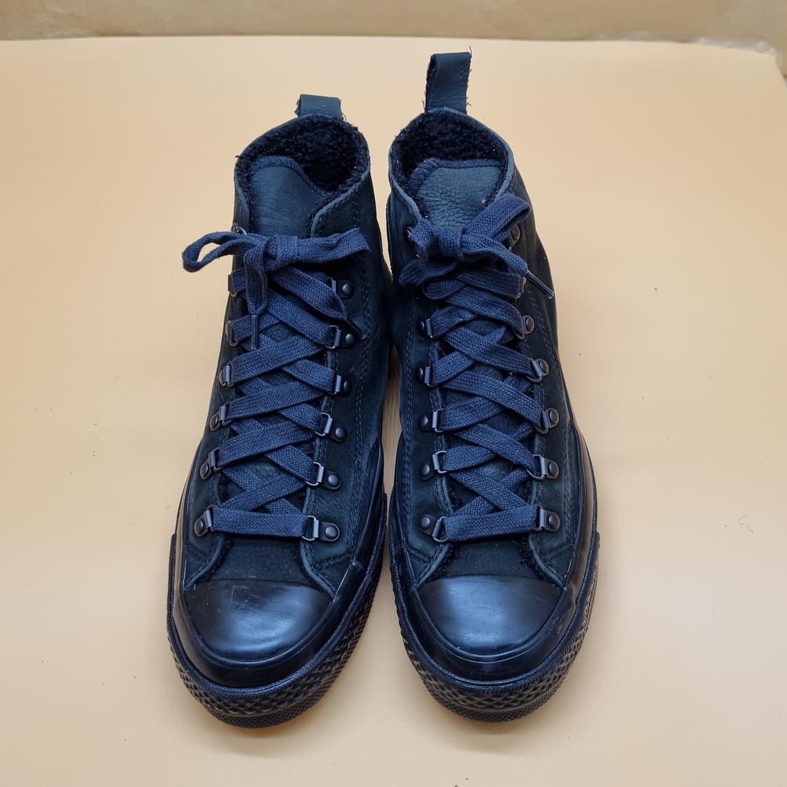 컨버스 척테일러 레더 퍼 여성하이탑240  상품이미지2