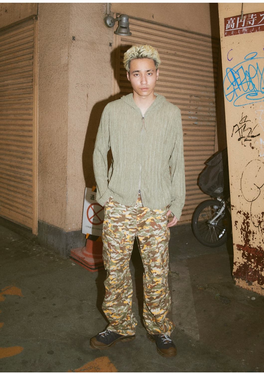 노우웨이브 유니섹스 빅 포켓 카고 팬츠 CAMO, S사이즈 상품이미지3