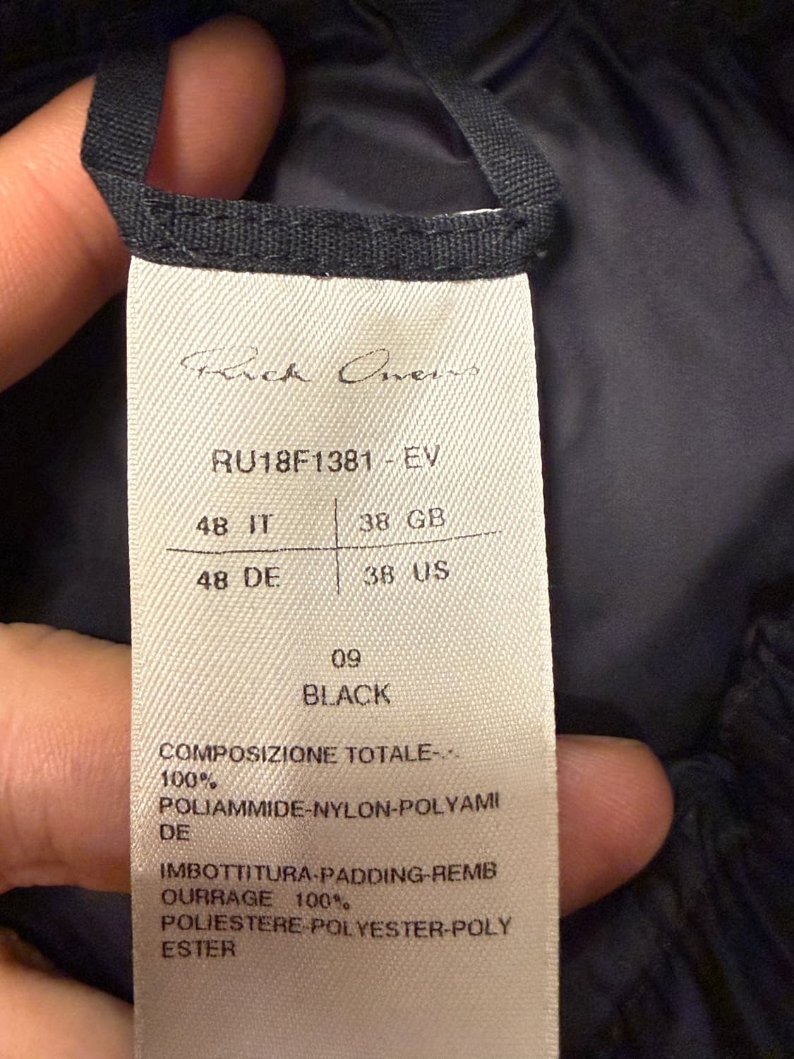 릭오웬스 RU18F1381- EV 상품이미지3