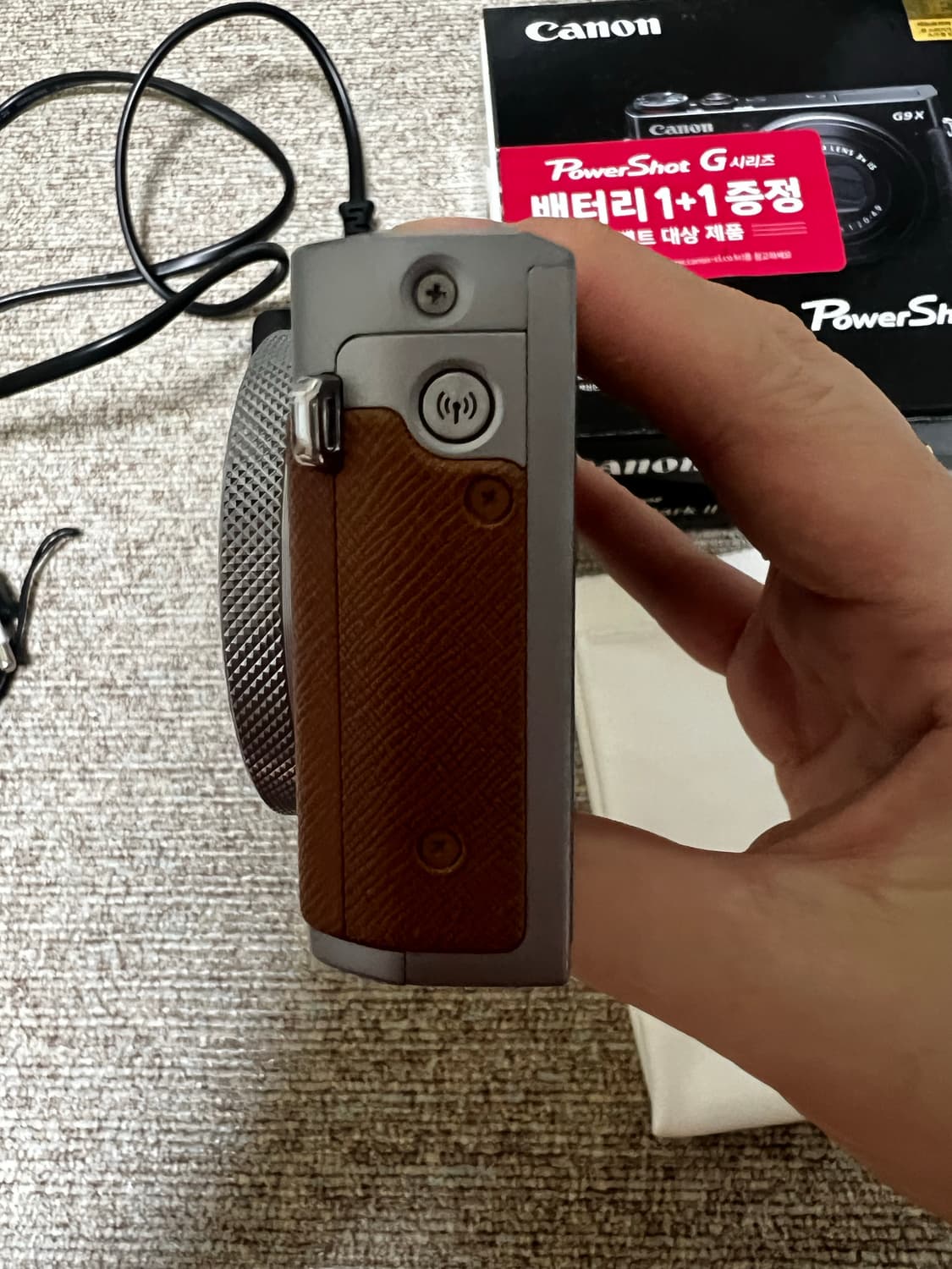 캐논 g9x mark II 실버+브라운 상품이미지5