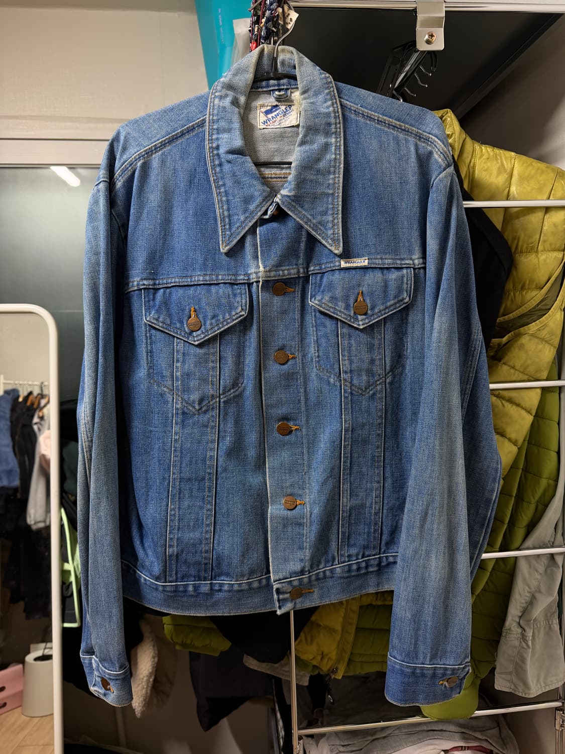 Vintage Wrangler western denim jacket XL 상품이미지1