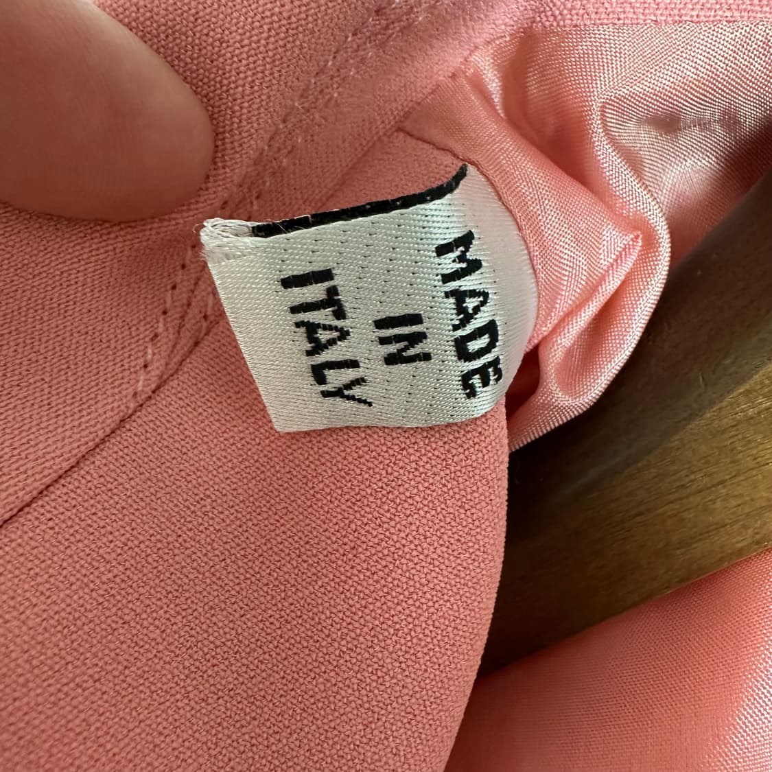 모스키노 레이스 테이핑 핑크 크롭 자켓 (국내 55사이즈) 상품이미지9