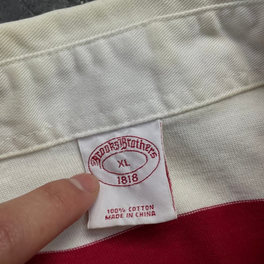 105 브룩스브라더스 럭비 카라 티셔츠 상품이미지4