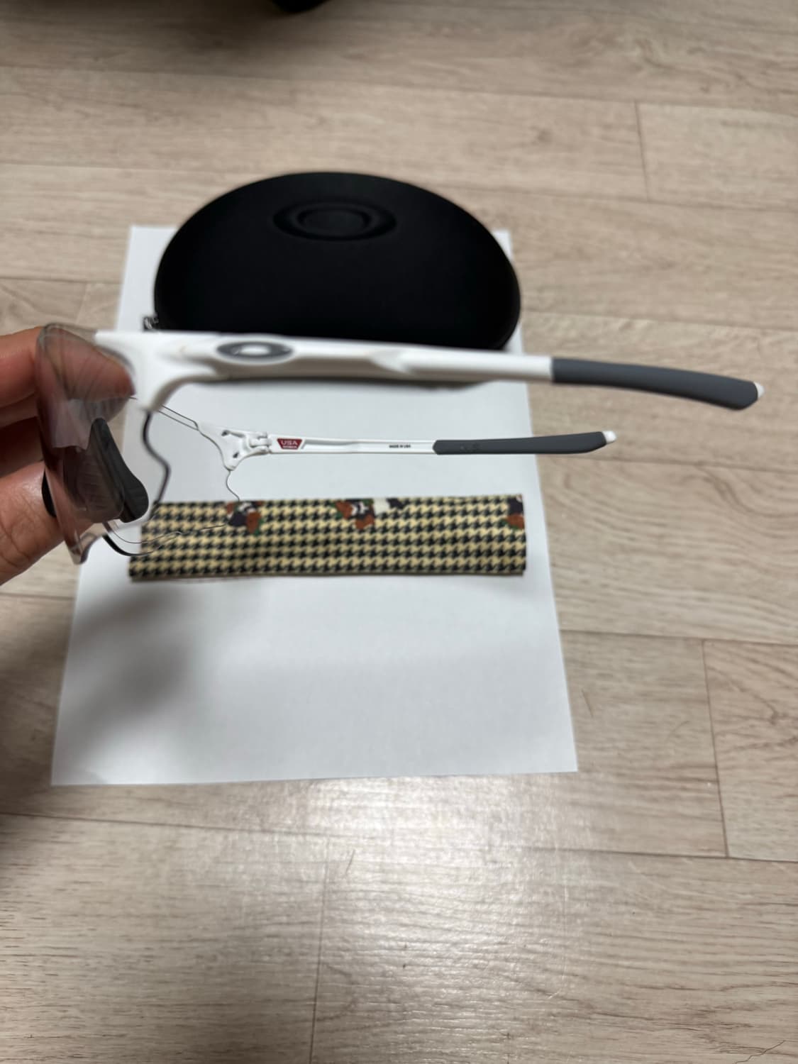 오클리 EV제로 패스 매트 화이트 프레임 클리어 투 블랙 이리듐 포토크로 상품이미지2