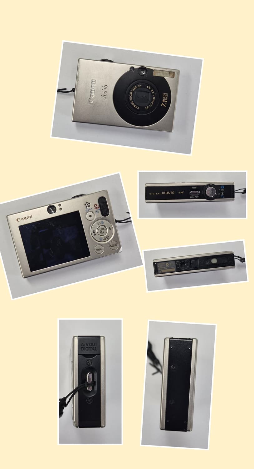 캐논 익서스(ixus)70 디지털카메라(실버) 상품이미지2
