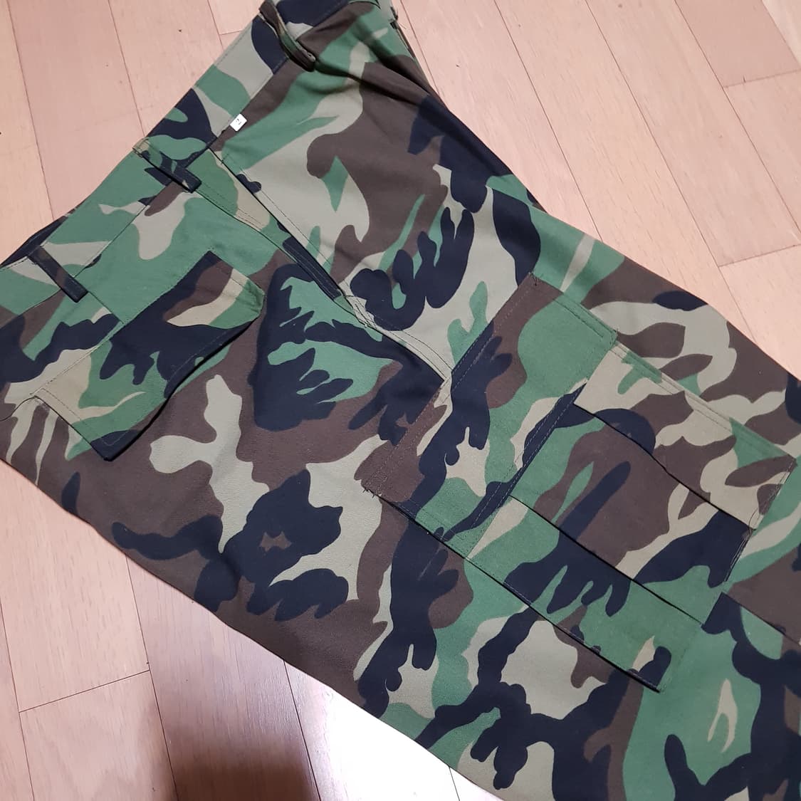34 / 새옷 /해군 밀리터리 카모 팬츠/군복 /90' /토530-340 상품이미지5