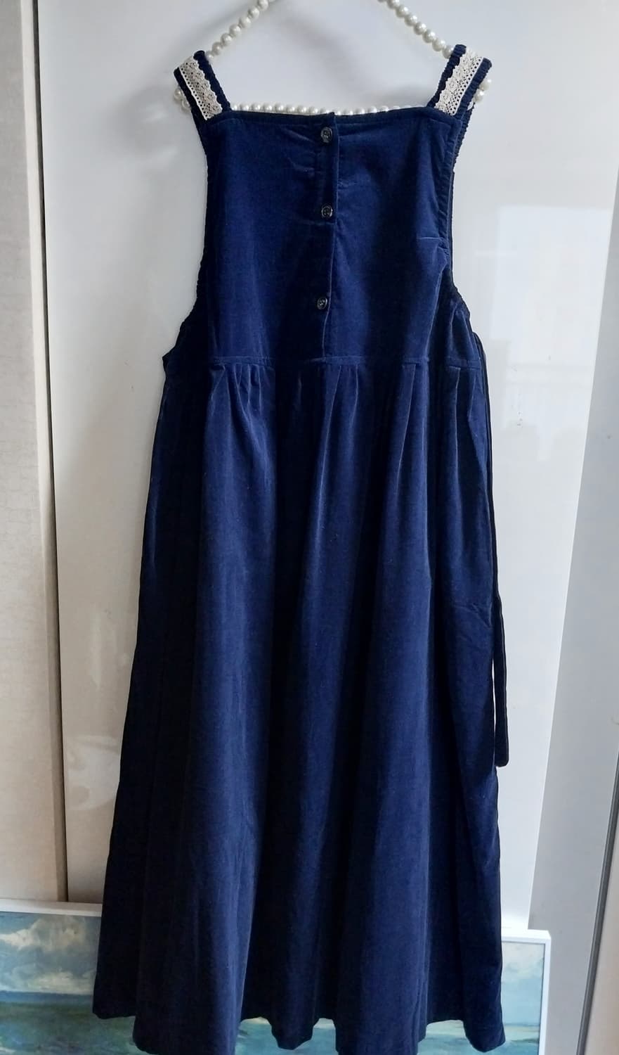 여성스런 코사지 레이스 원피스 상품이미지6