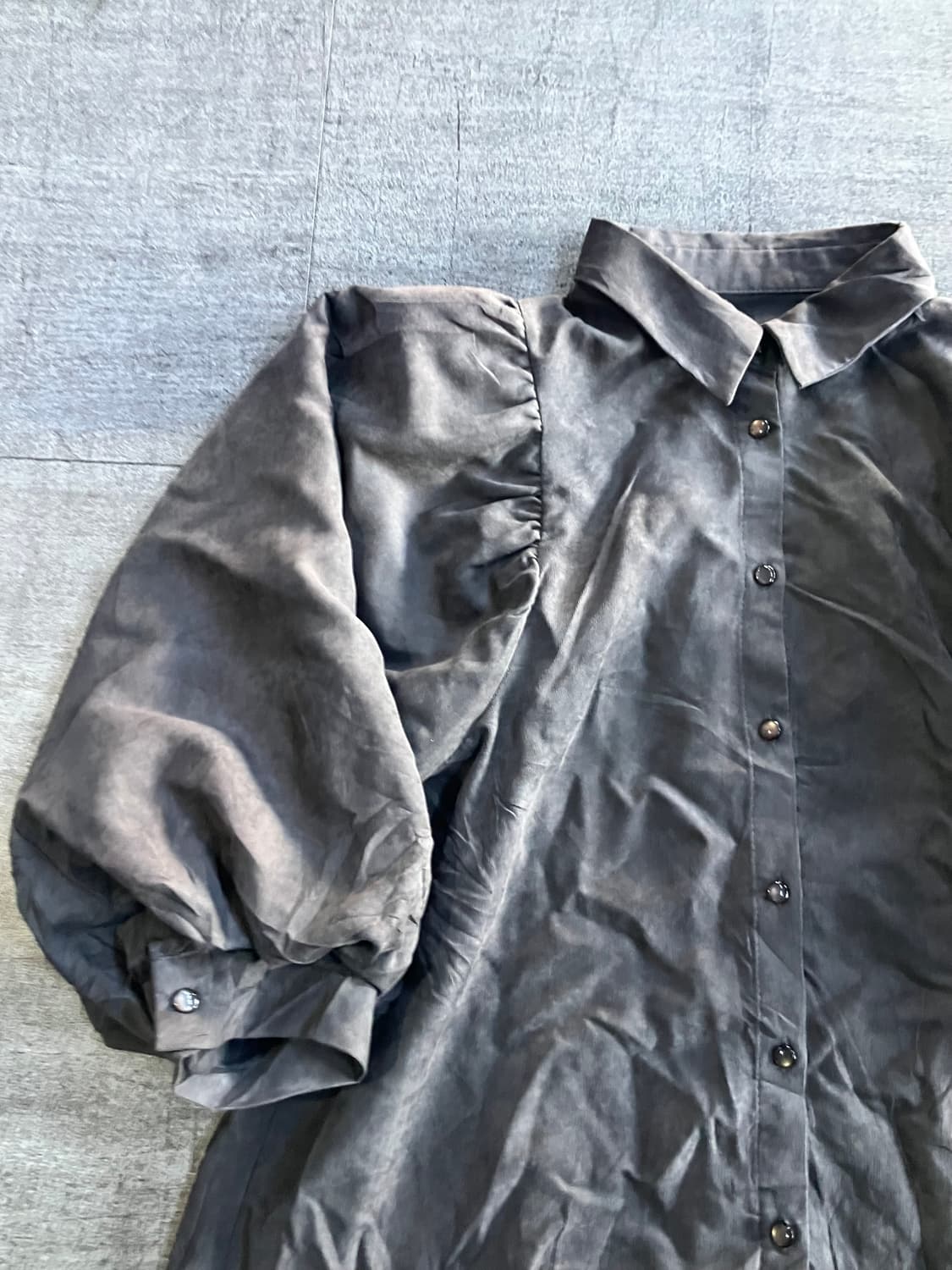 일본빈티지 하구미모리걸 달천깔페어리 프린세스깔 벌룬블라우스 상품이미지2